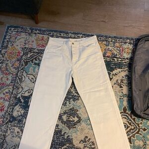 COS Bright White Denim Pants